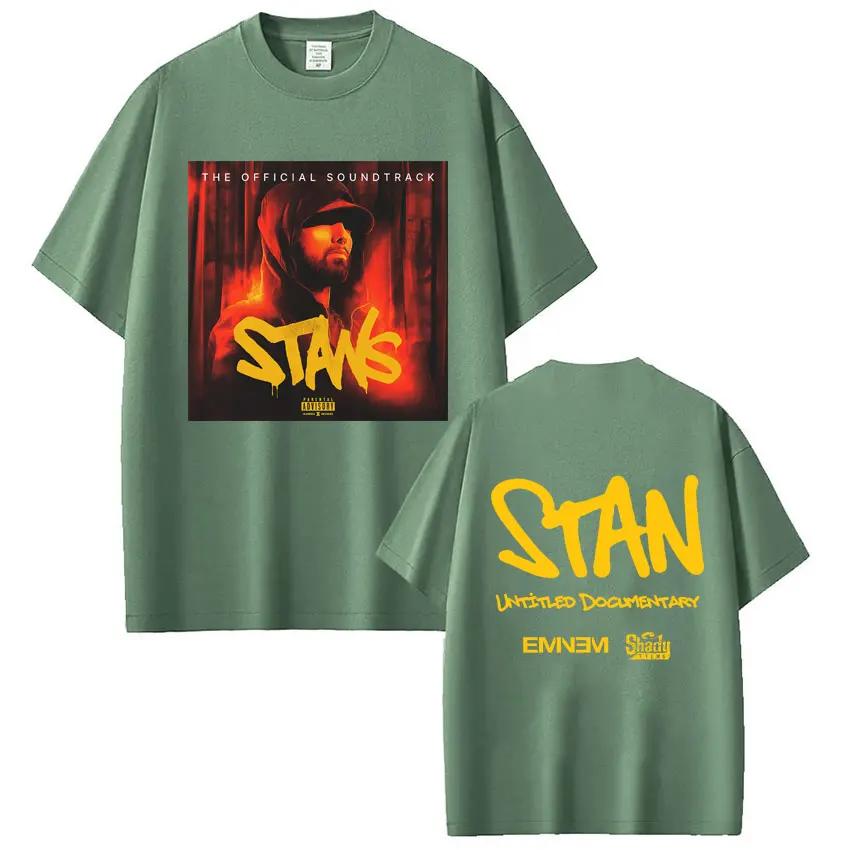 Rapper Eminem 2025 Neues Album Stans Hip Hop T-Shirt Herren Damen Trendy Popmusik Hochwertiges T-Shirt Locker Baumwolle Freizeit T-Shirts