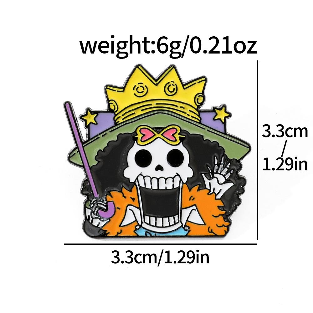 191 Spot ONE PIECE Brooch Riman Metal Badge Luffy Pirates One Piece Pin Accessories