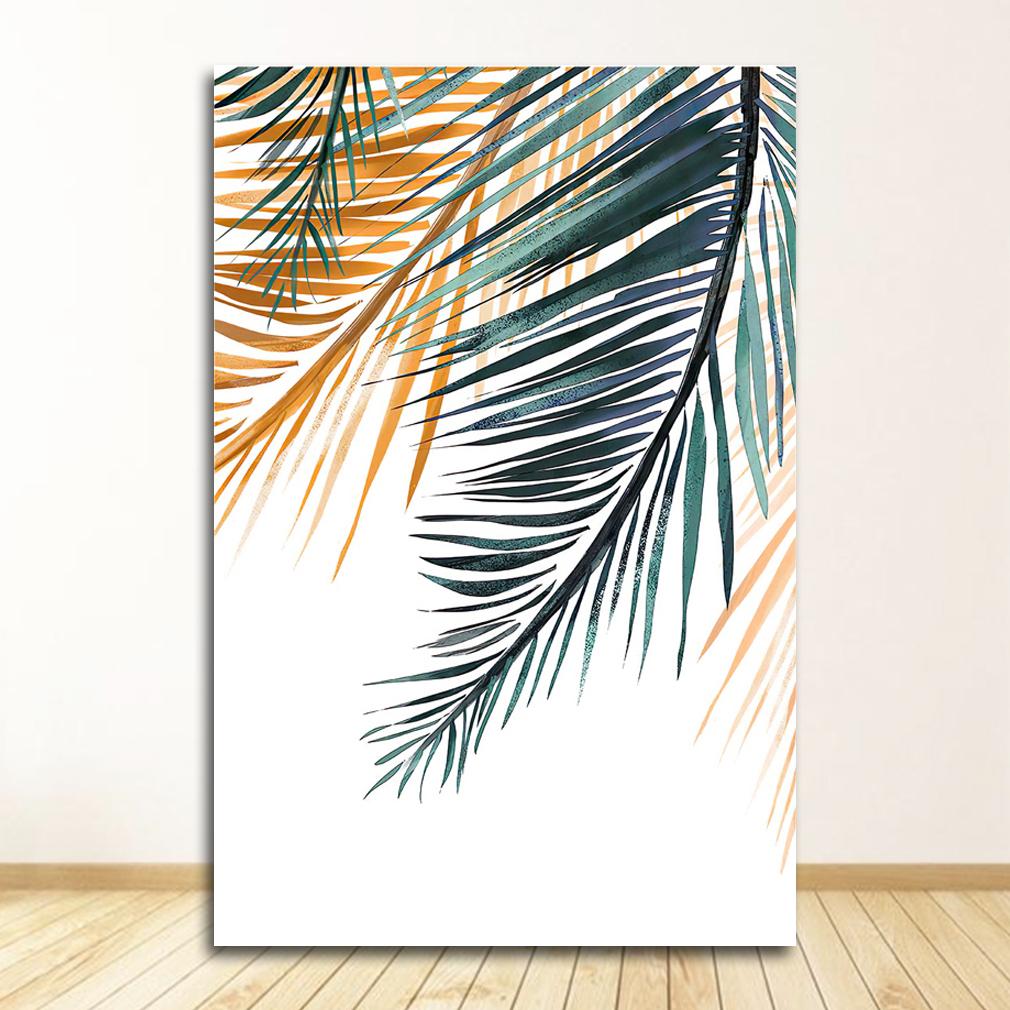 

Настенная картина на холсте, картина для гостиной, домашний декор, украшение кактуса, скандинавский цвет, растение, листья, принт, пейзаж 40x50cm No Frame