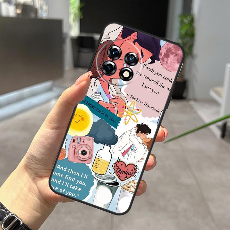 The Love Hypothesis Book Case For OnePlus Nord N20 N30 CE 5 3 4 Lite OnePlus 15 13 12 11 10 Pro 10T 13T 13R 15R Cover