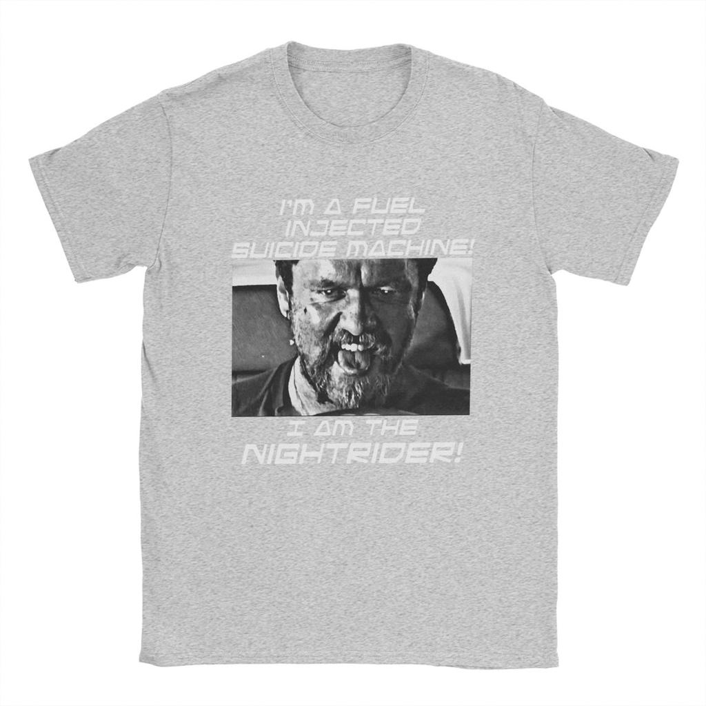 Hipster Nightrider Mad Max T-Shirts Herren Rundhals-T-Shirts aus reiner Baumwolle Kurzarm-T-Shirt Sommerkleidung