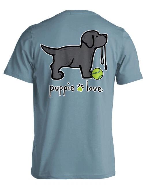 New PUPPIE LOVE - BLACK LAB PUP T Shirt 2XL