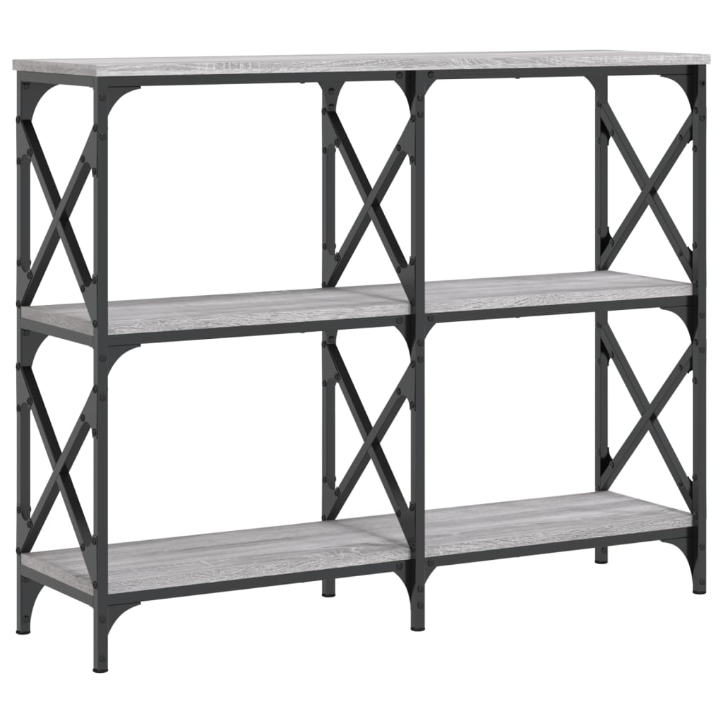 Console Table Grey Sonoma 100x28x80.5 cm Engineered Wood