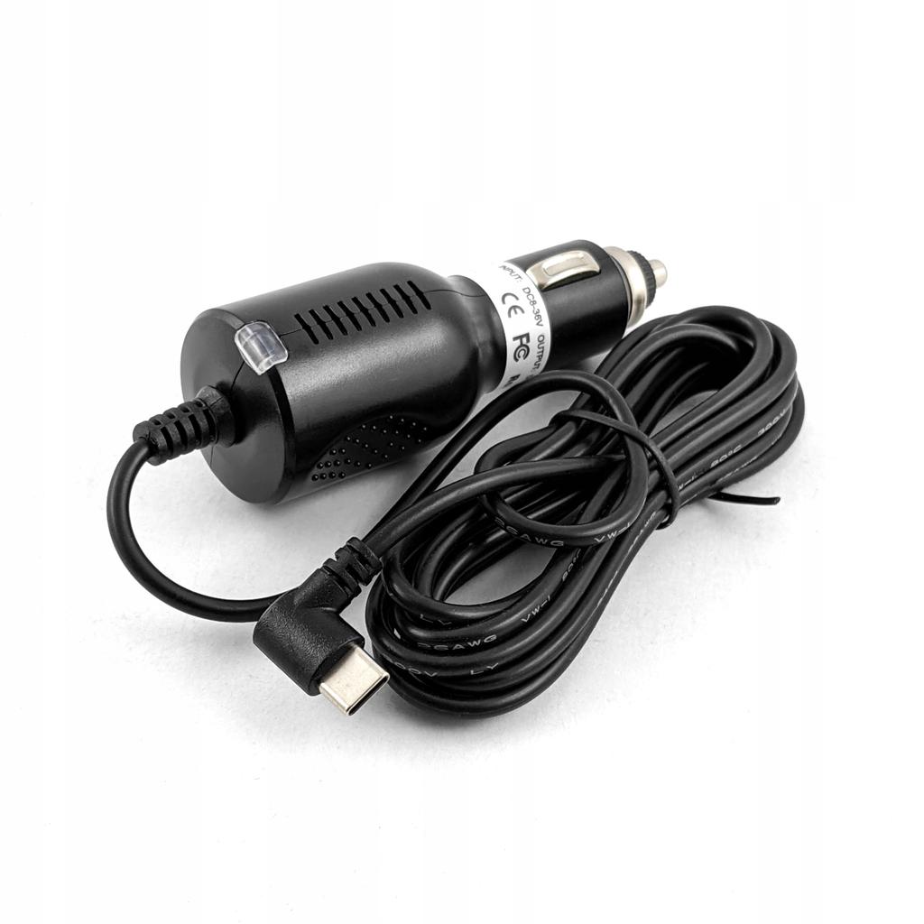 Ładowarka Samochodowa Nawigacja Gps Tablet Telefon 5V 2A Usb C Kabel 190Cm
