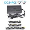 96W Universal AC Laptop Power Adapter 12V 15V 16V 18V 19V 4.5A 20V 24V Charger Portable For Asus Acer Sony Lenovo  Dell  Hp MSI