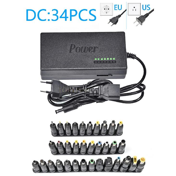 96W Universal AC Laptop Power Adapter 12V 15V 16V 18V 19V 4.5A 20V 24V Charger Portable For Asus Acer Sony Lenovo  Dell  Hp MSI