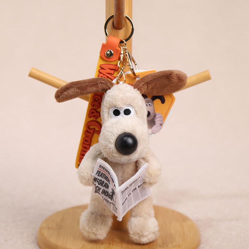 Wallace Gromit Plush Keychain With Pp Cotton Filling For Girls And Boys Gift