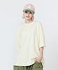 CARGOBROS FOR WOMAN Organic Crew Neck Short Sleeve T-Shirt (Vanilla)