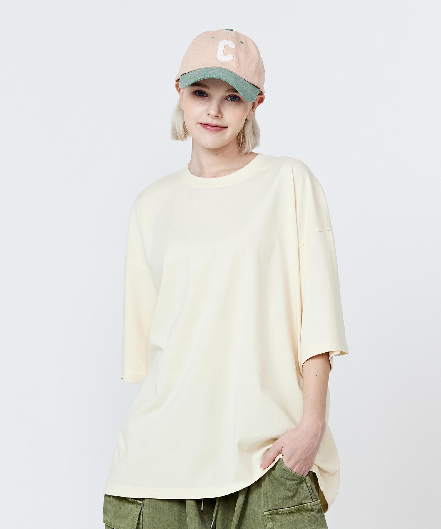 Cargo Bros For Woman Organic Crew Neck Short Sleeve T-Shirt (Vanilla) Free