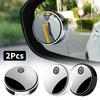 2 Stück Saugnapf Auto Konvexer Toter Winkel Spiegel HD 360 Grad Weitwinkel Spiegel für 4C 159 Spider Giulia Giulietta 156 147