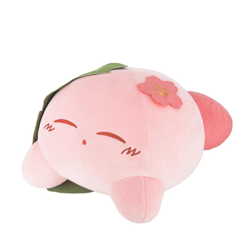 Sanei Boeki Kirby of the Stars Fluffy Japanese Collection Kirby Sakuramochi Plush Toy (M) W25.5 x D33 x H17cm Plush Toy KFW03