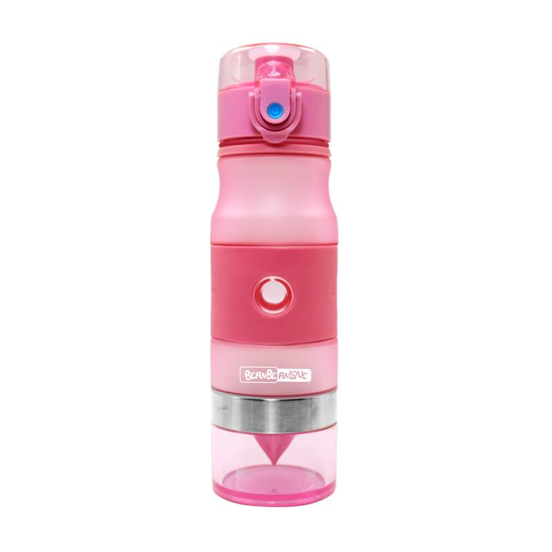BEANBEANLOVE Frosted Plastic Juicing Water Bottle