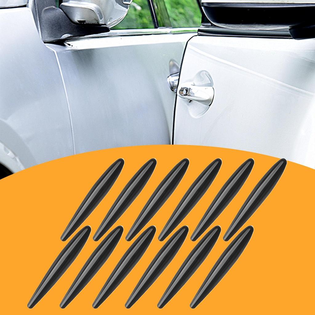 Car Door Edge Protector 12 Pieces Car Door Bumper Guards Anti-Collision Trim Decoration Exterior Accessories For SUV Truck Sedan