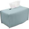 Korean Leather Tissue Box: Square Pull-Out Design for Home & Hotel Decor