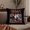 Band J-JONAS B-BROTHERS Pillow Case Anti-dustmite Pillowcase Invisible Zipper Silky Short Plush Sofa Cushion Cover
