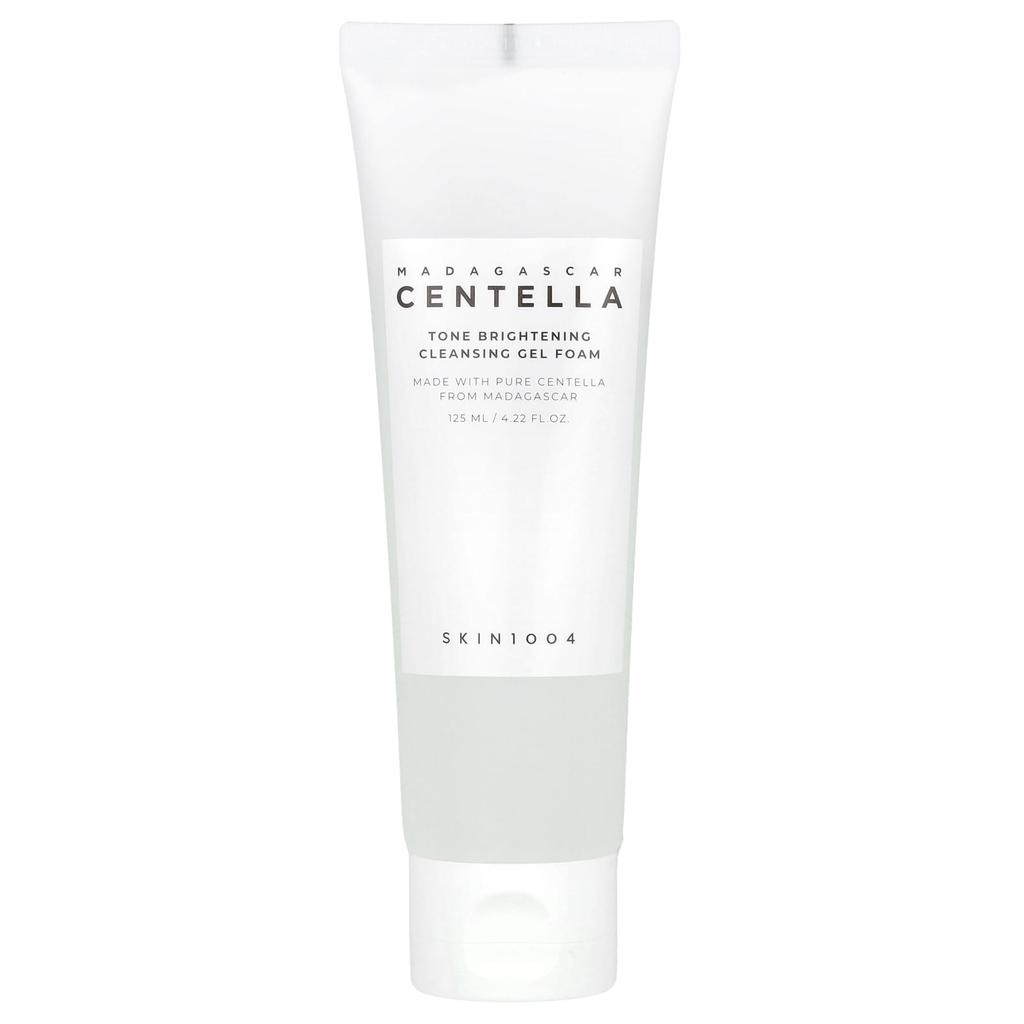 Skin1004 Madagascar Centella, Tone Brightening Cleansing Gel Foam, 125Ml(4.22Fl Oz)