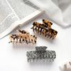 And Chic Trendy Mediumsized Acetate Hair Claw Clip For Women Sophisticated Gray Design
