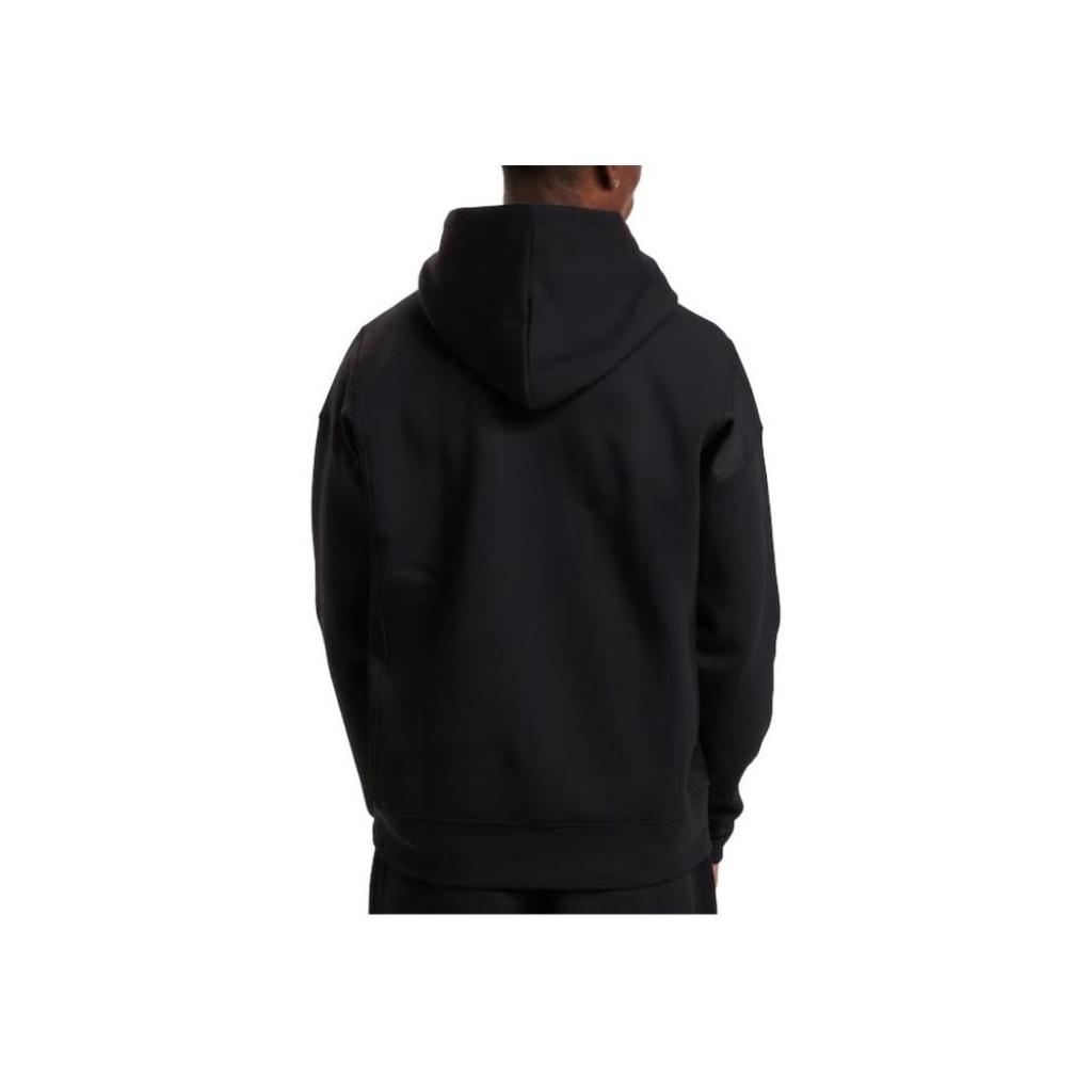 adidas Originals Trefoil Adventure Hoodie, Men Solid Logo Casual Daily Tops Black IJ0706
