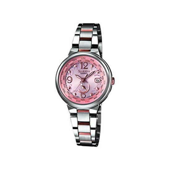 

Casio SHEEN Women s Solar Watch with 6 World Time Radio Waves (SHW1507SG4AJF)