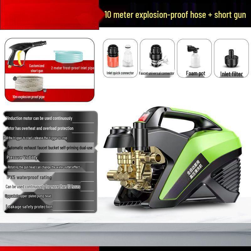 High-Power Adjustable Pressure Automatic Car Washer Cleaner