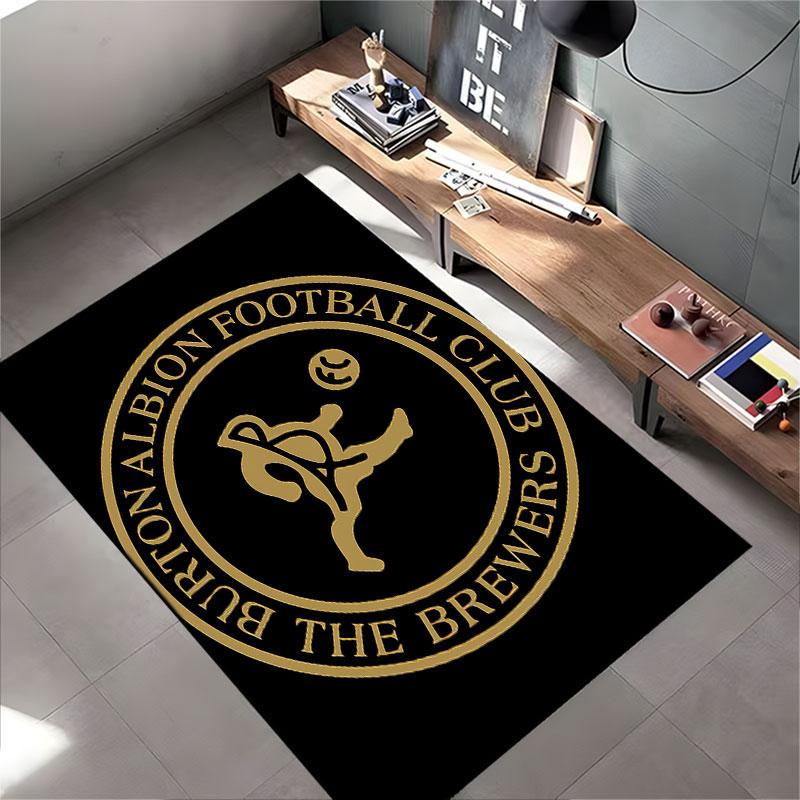 Burton Albion Fußball Logo geeignet als rutschfeste Matte für das Wohnzimmer oder Schlafzimmer Sofa