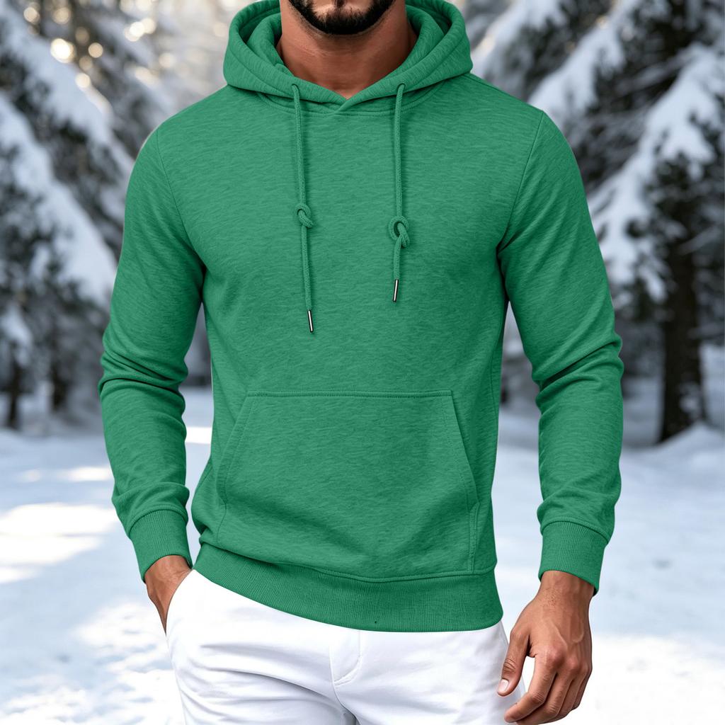Men's Color Lined Hoodie for Casual Everyday Wear