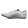 Under Armour Distance de Coup 4 Baskets Unisexe Blanc Noir 3025460-100