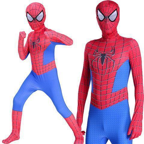 Halloween Spider-Man Jumpsuit Kids Miles Adult Gwen Set Bodysuit Expedition Costume