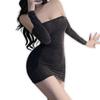 Lingerie Plus Size Bodycon Tight Mini Dress Sexy Bodycon Cosplay Bodycon Mini Sexy Cosplay Dress Crossdressing LL L 2L 3L XXL XL [Import Angel]