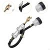Motorcycle Rear Foot Brake Main Pump Aluminum Hydraulic Cylinder with Reservoir for CBR250 400 600