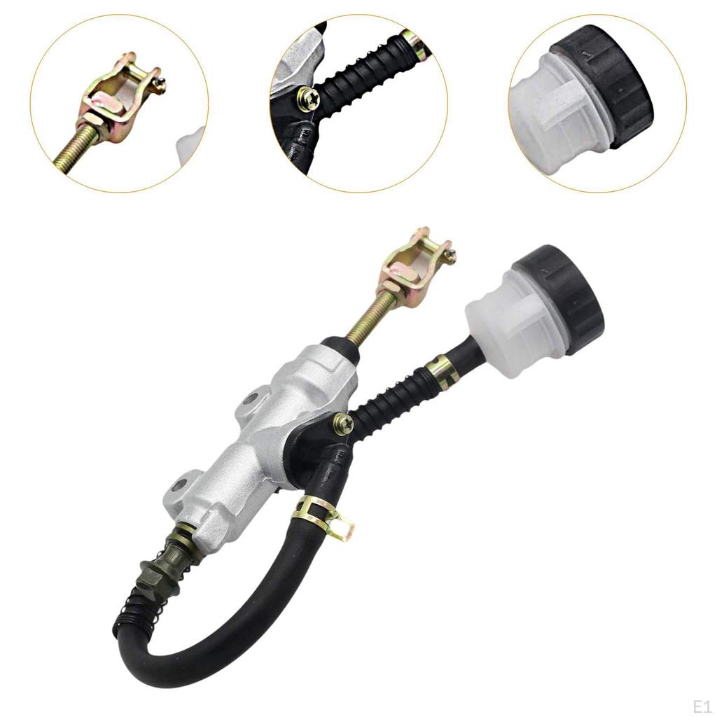 Motorcycle Rear Foot Brake Main Pump Aluminum Hydraulic Cylinder with Reservoir for CBR250 400 600