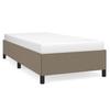 Vidaxl Bed Frame Without Mattress, Taupe, 100X200 Cm, Upholstered