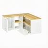 L-Shaped TV Cabinet with Open Compartments, Modern TV Cabinet, Space-Saving Corner Cabinet, Compact Corner Cabinet