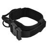 Traction Dog Collar with Buckle Nylon Iron Training Hunting Collar Pet Accessory for OutdoorBlack M