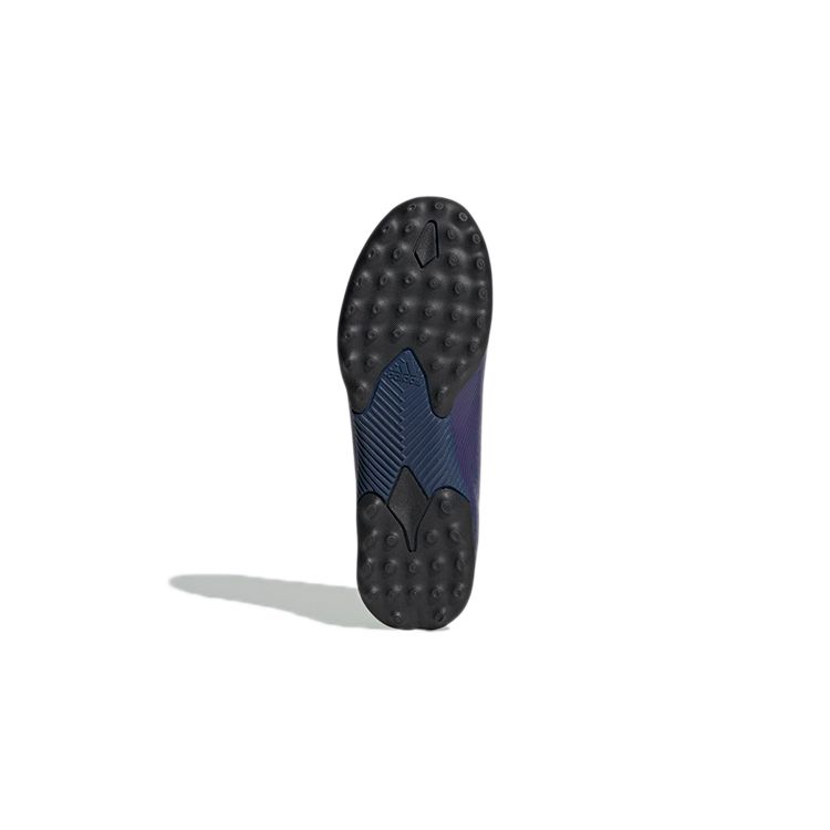 Adidas Nemeziz Messi 19.3 Turf J Tech Indigo Kinder-Sneaker Blau Signalgrün Glory-Lila EF1811