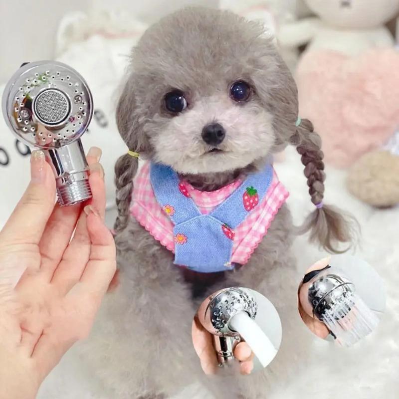 Adjustable Pet Shower Spray for Cats Dogs Water Saving Handheld Bath Tool Washing Sprinkler Pet Paws Wash Household Cleaning