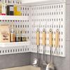 Space Saving Pegboard Shelving System Pegboard Accessories For Home Office Bathroom Organization Waterproof Wall Rack