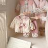 Baby Girl Winter Fleece Two-Piece Set - Newborn Outerwear