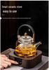 Portable Electric Ceramic Tea Stove: Mini Water Boiler & Warmer for Health-Preserving Tea Brewing
