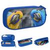 Funny Parrot Bird Pencil Cases Animals Driving Pencilcases Pen Kids Big Capacity Bag Office Zipper Stationery