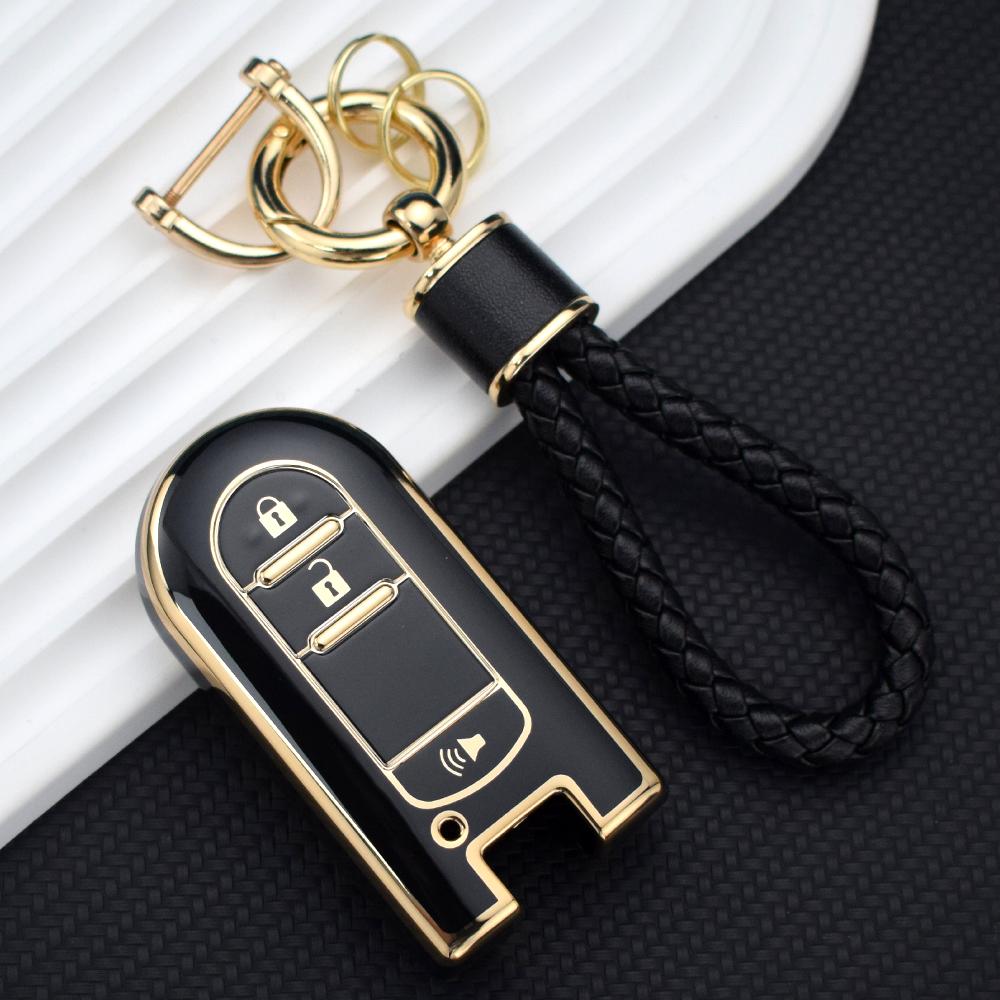 TPU Car Key Case Cover Holder For Toyota Rush Passo Pixis Joy Epoch Daihatsu Tanto Custom LA600S Moovecanvas LA800S Boon M