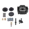 RC Gearbox Assembly Aluminum Alloy Transmission Case Gearbox Housing with Steel Gears for Traxxas 1 18 TRX4M RC Crawler