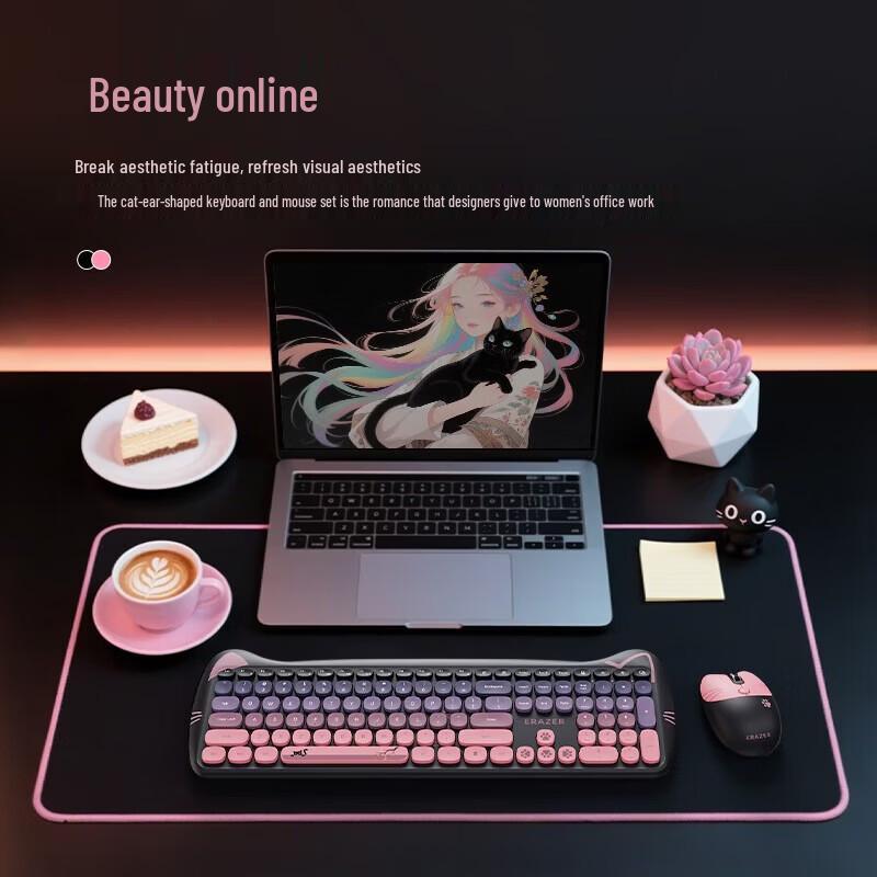 Lenovo KN520 Silent Wireless Keyboard and Mouse Set