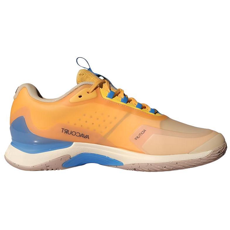 Adidas Avacourt 2 Semi Spark Blue Burst Women Sneakers Orange Core-Black IF0401