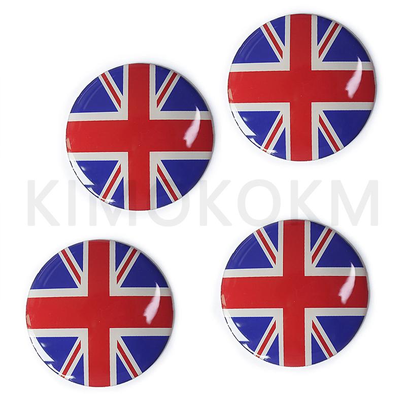 Car Hub Center Cover 4Pcs 52mm 54mm Car Wheel Center Cover Sticker Accessories For Mini Cooper S Jcw One R55 R56 R60 R61 F54