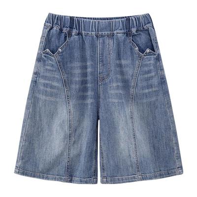 Girl's Washed Soft Denim Capri Pants