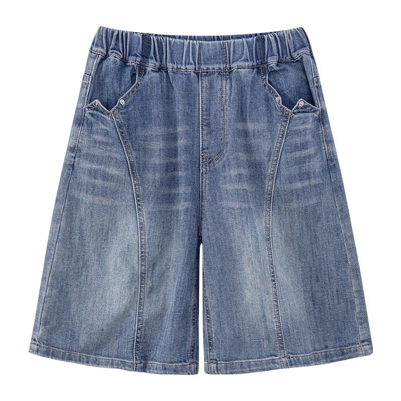 Girl s Washed Soft Denim Capri Pants 160