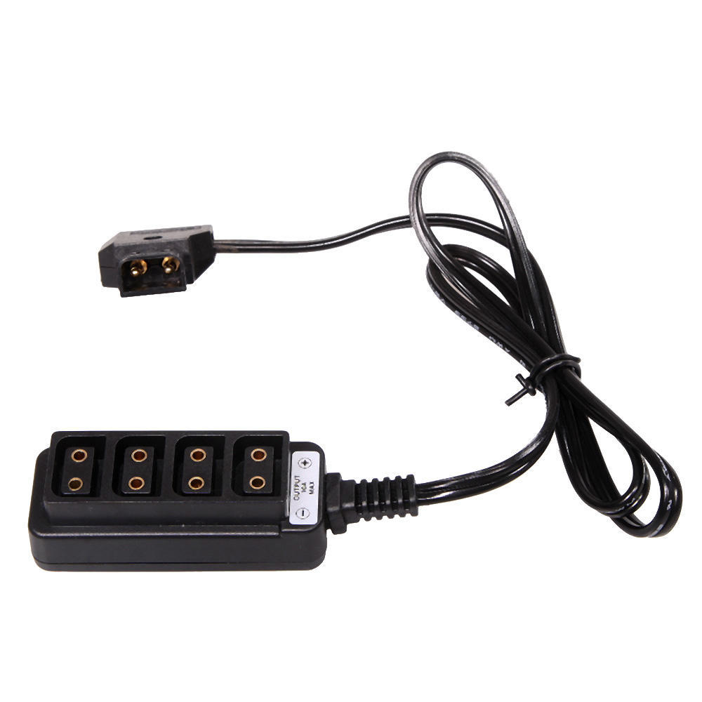 Male D Tap B Type Power Tap To 4 Female D Tap P Tap Hub Adapter for Photography Power