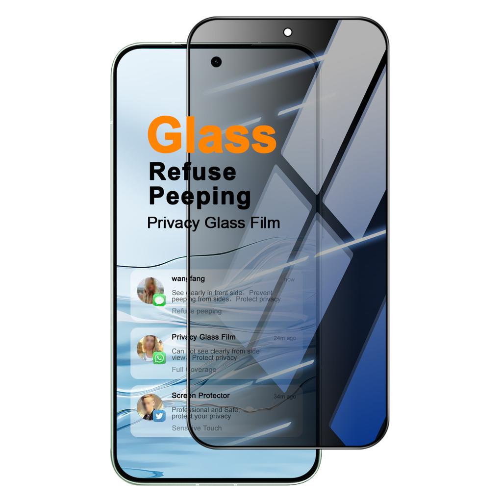 Privacy Tempered Glass for Redmi Turbo 4 Pro / POCO F7 5G IMAK Full Coverage Screen Protector Film Support Fingerprint Unlocking
