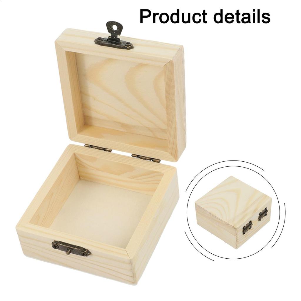 Storage Box Home Household Organizer Wood Craft Box